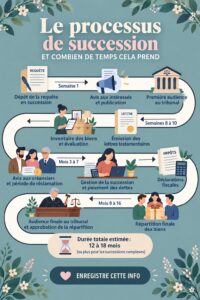 Femmes discutant d'un document sur la succession avec des sourires chaleureux.