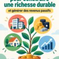 Une femme souriante regardant un plan d'investissement immobilier.
