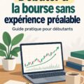 Femme souriante consultant des graphiques boursiers sur son ordinateur portable.