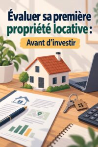 Femme analysant un bien immobilier avec des documents