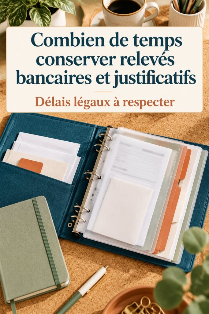 Femme examinant des relevés bancaires sur une table, entourée de documents importants.