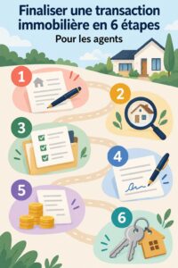 Femme signant des documents lors d'une transaction immobilière