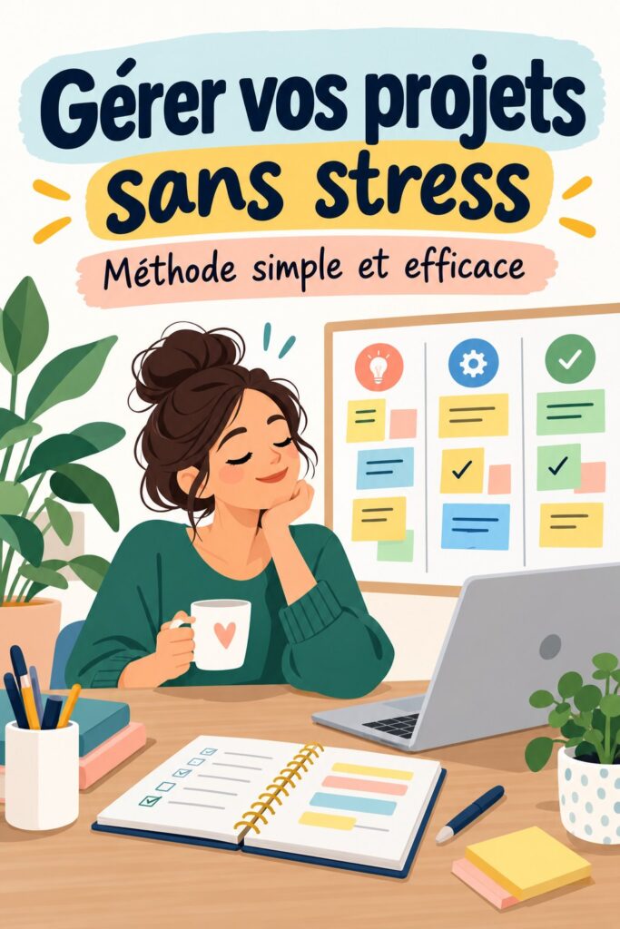 Femme souriante utilisant un logiciel de gestion de projet immobilier