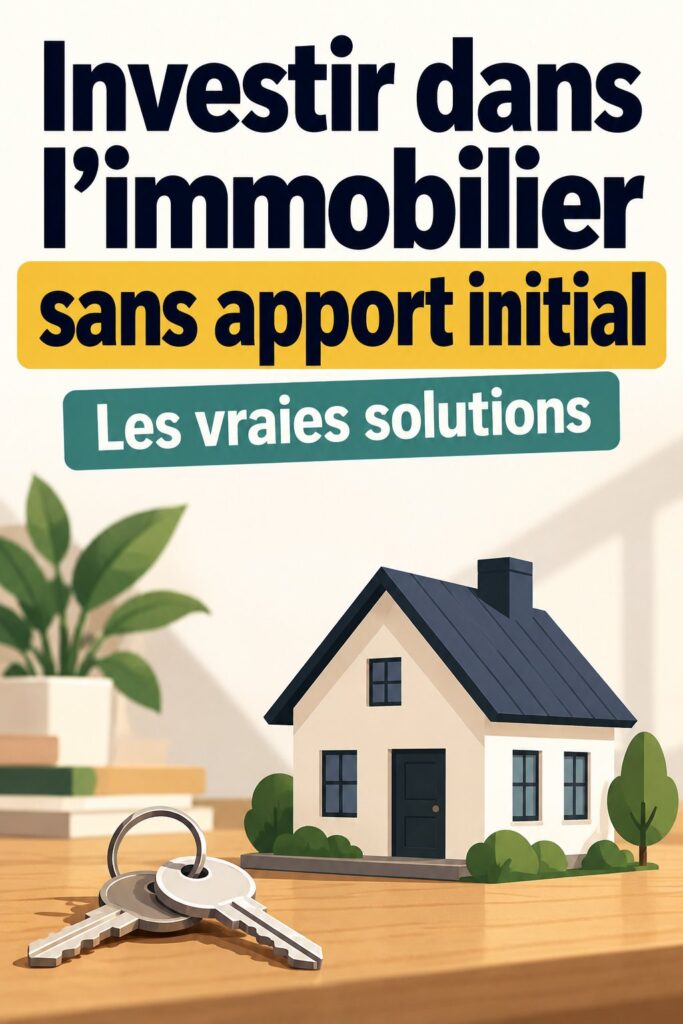 Femme examinant des options d'investissement immobilier sans capital