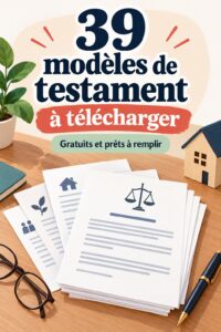 Modèles variés de testaments pour planifier votre patrimoine