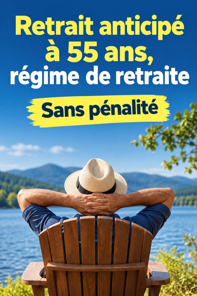 Une femme de 55 ans souriante discutant de sa retraite anticipée