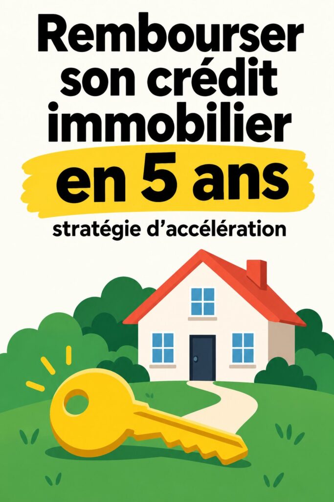Illustration d'une femme en train de planifier son remboursement de crédit immobilier.