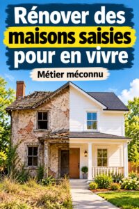Une rénovation de maison avec des travailleurs préparant le site