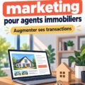 Agente immobilière en train de travailler sur des stratégies marketing.